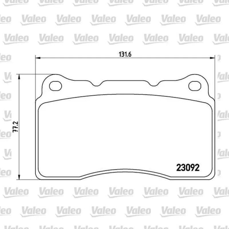 Fren Disk Balata Ön VALEO 671848 – Volvo / Alfa Romeo