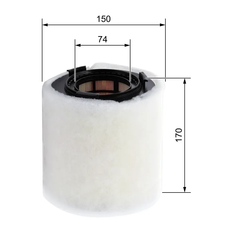 Hava Filtresi BOSCH F026400391 – AUDI / SEAT / SKODA