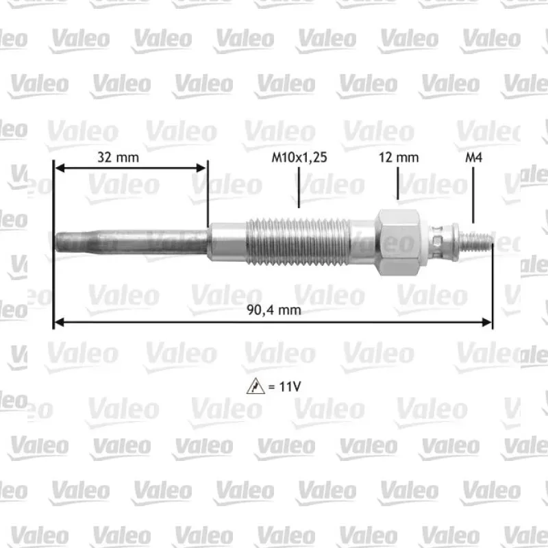 Isıtma Bujisi VALEO 345141 – Toyota Land Cruiser / Hilux