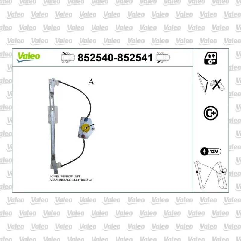 Cam Krikosu Arka Sol VALEO 852540 – Skoda Octavia