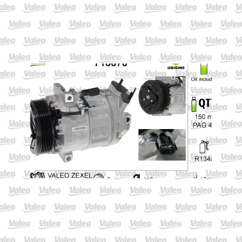 Klima Kompresörü VALEO 716670 – Nissan Qashqai / X-Trail