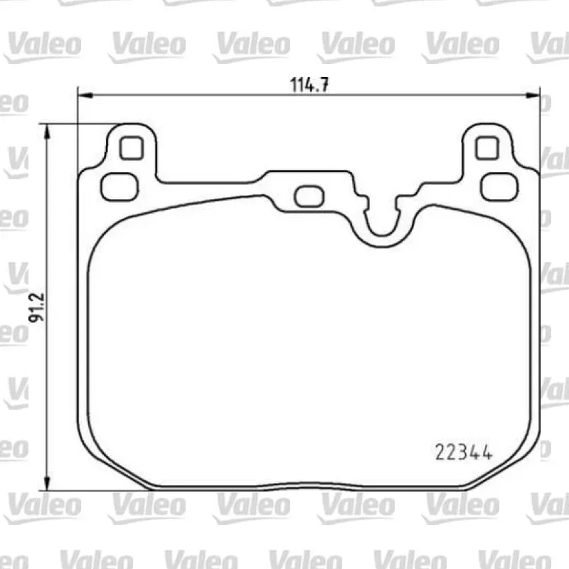 Fren Disk Balata Ön VALEO 671824 – MINI Cooper
