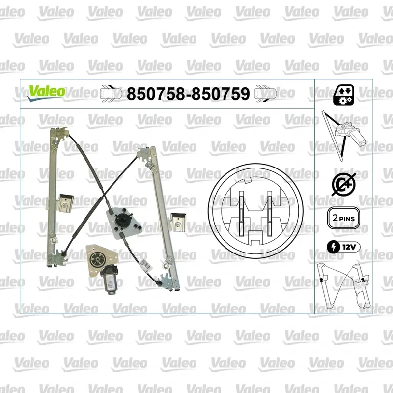 Cam Krikosu Ön Sağ VALEO 850759 – Kia Ceed