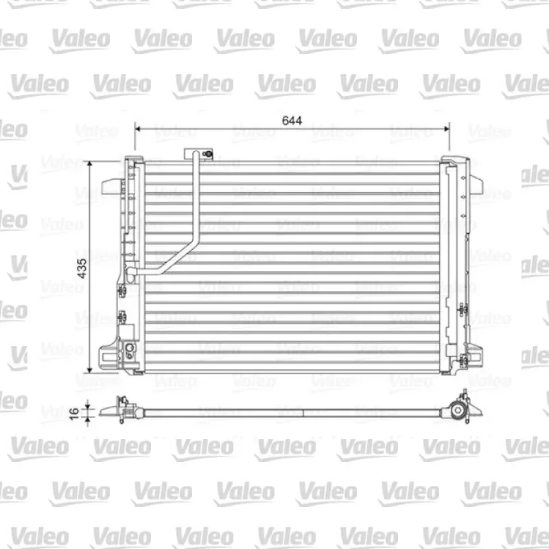 Klima Radyatörü VALEO 814044 – Mercedes-Benz C 200