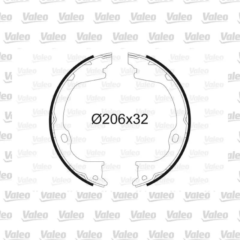 Fren Pabuçlu Balata Arka VALEO 564203 – Jeep Cherokee / Compass
