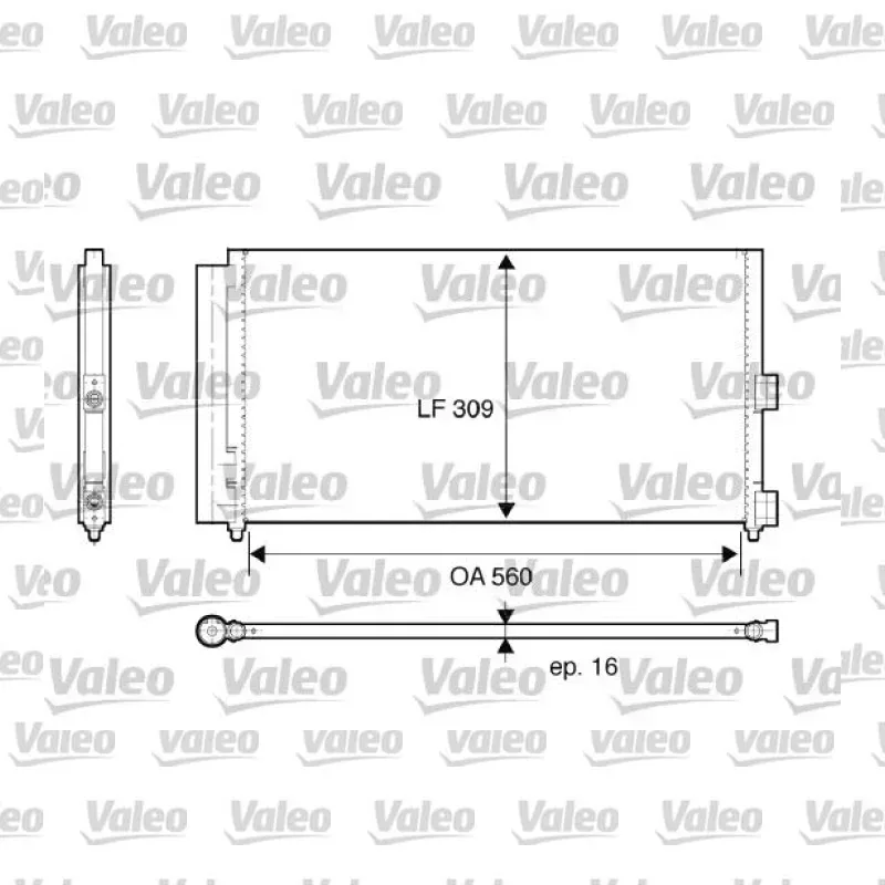 Klima Radyatörü VALEO 812744 – Fiat Punto / Doblo