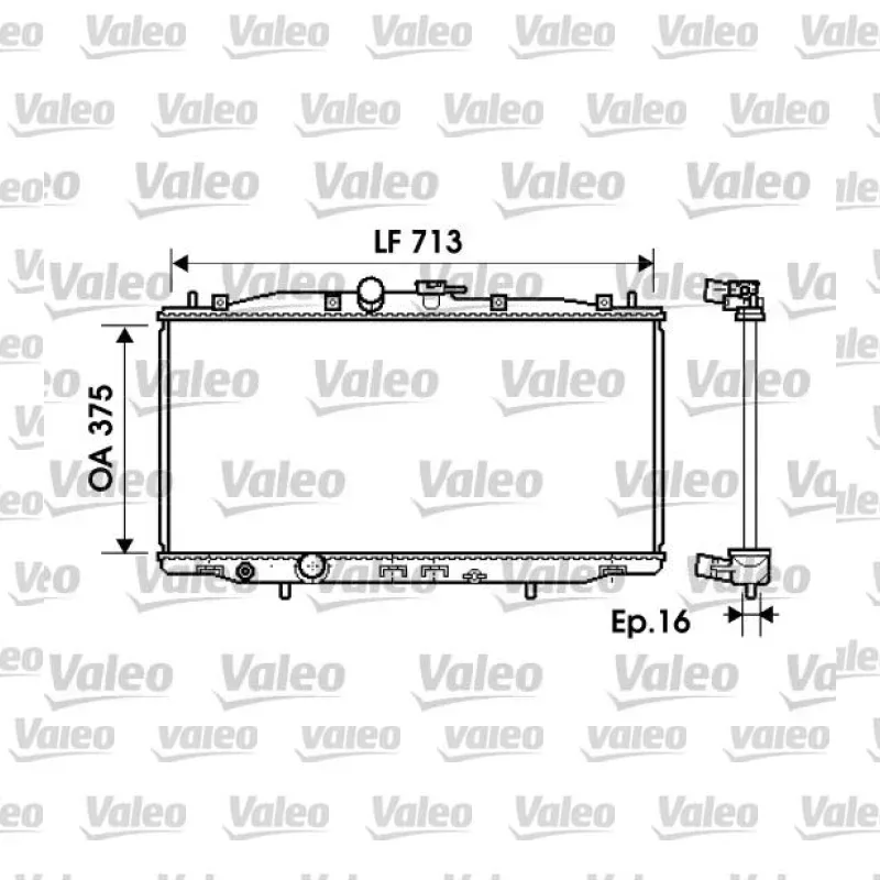 Honda Accord 2.0 Su Radyatörü – VALEO 734703