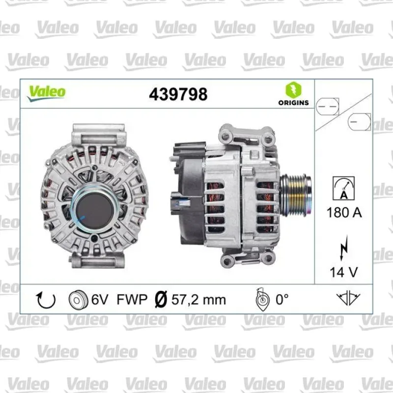 Alternatör VALEO 439798 – Audi A4
