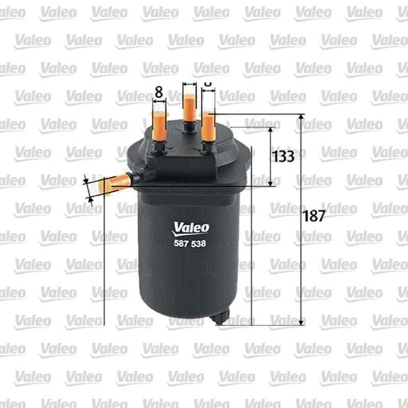 Yakıt Filtresi VALEO 587538 – Renault / Nissan