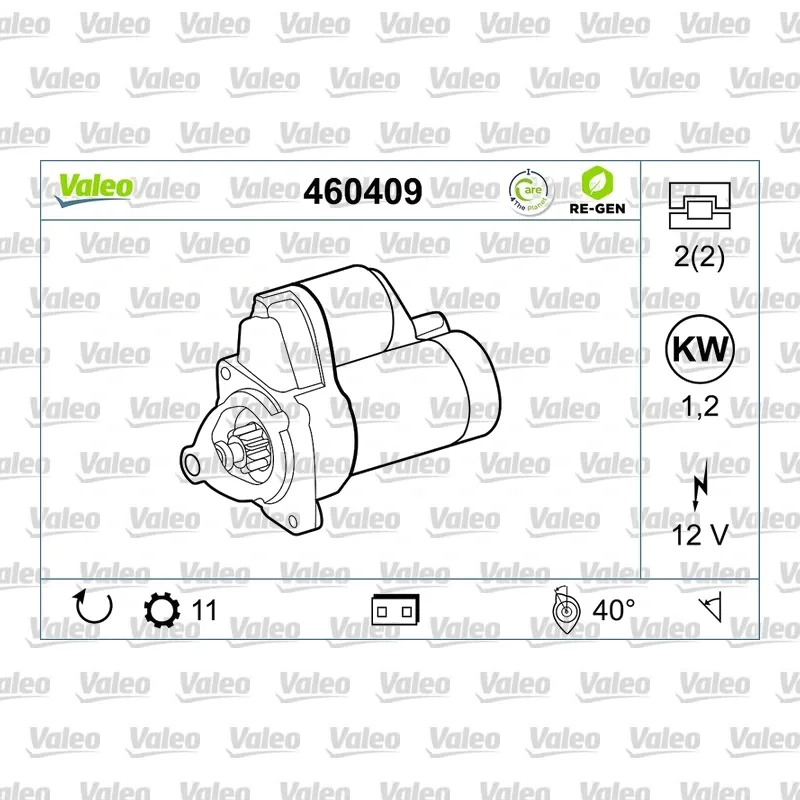 Marş Dinamosu VALEO 849500 – Hyundai / Kia