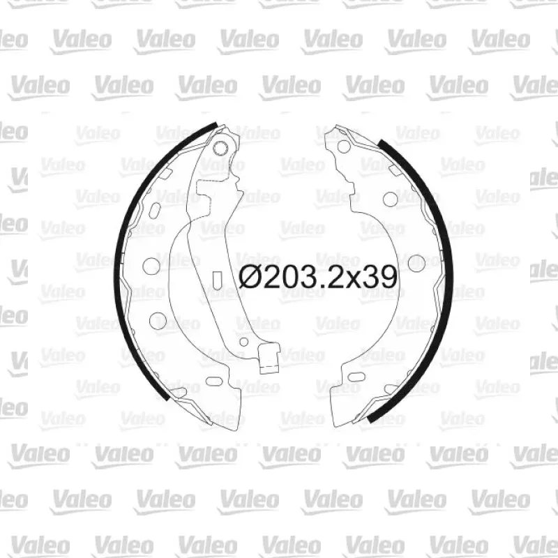 Fren Pabuçlu Balata Arka VALEO 562642 – Renault Kangoo