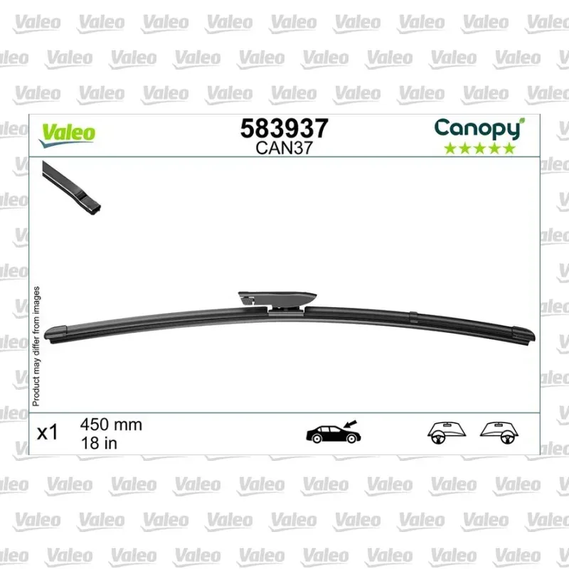 Silecek Süpürgesi Ön 450 mm - 18 inç VALEO 583937