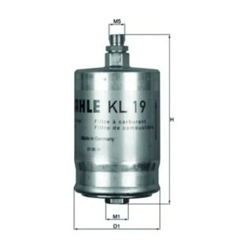 Yakıt Filtresi MAHLE KL 19 – MERCEDES-BENZ 200 / 300 / C