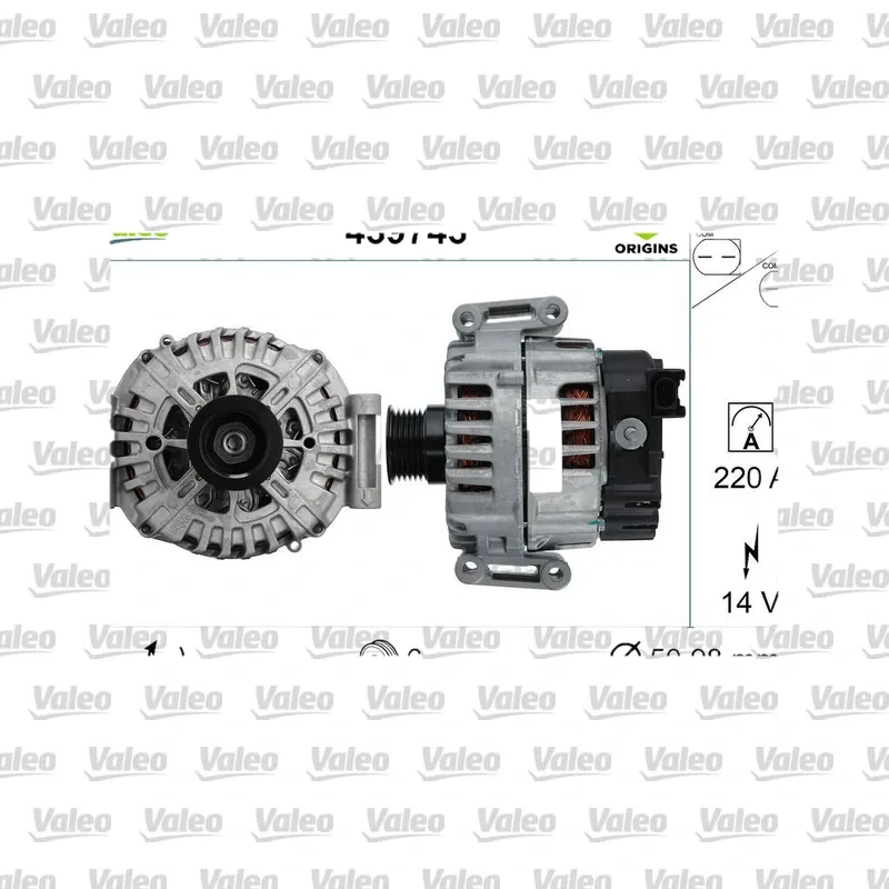 Mercedes-Benz S 350 3.5 Alternatör – VALEO 439743
