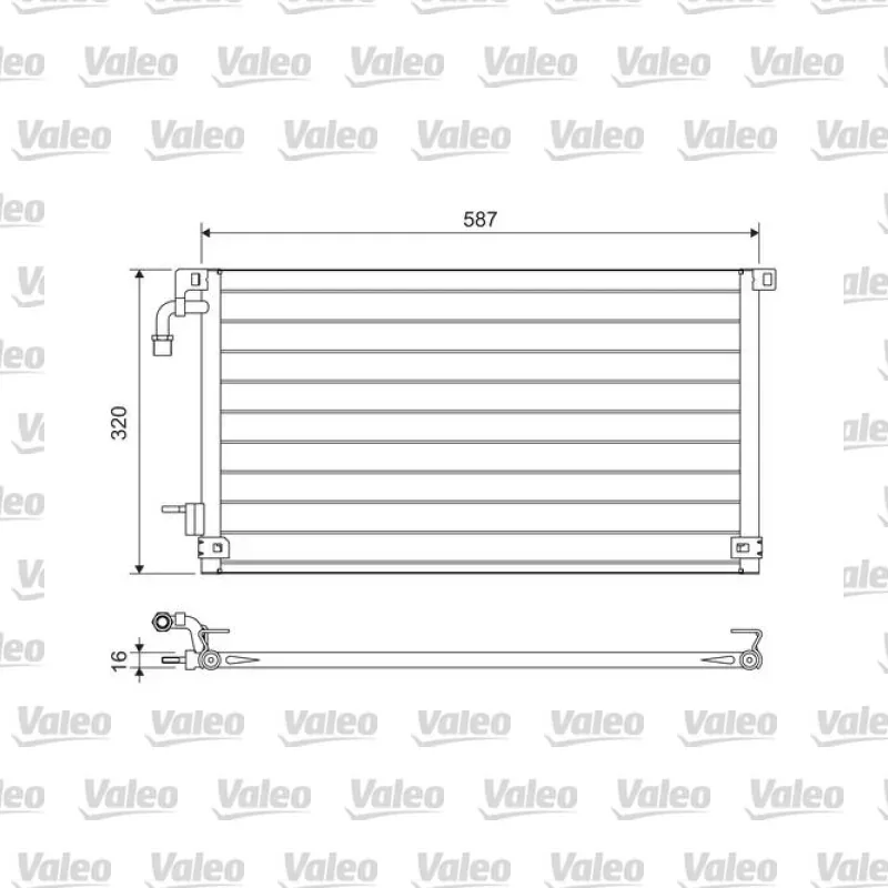 Klima Radyatörü VALEO 817655 – Peugeot / Citroen