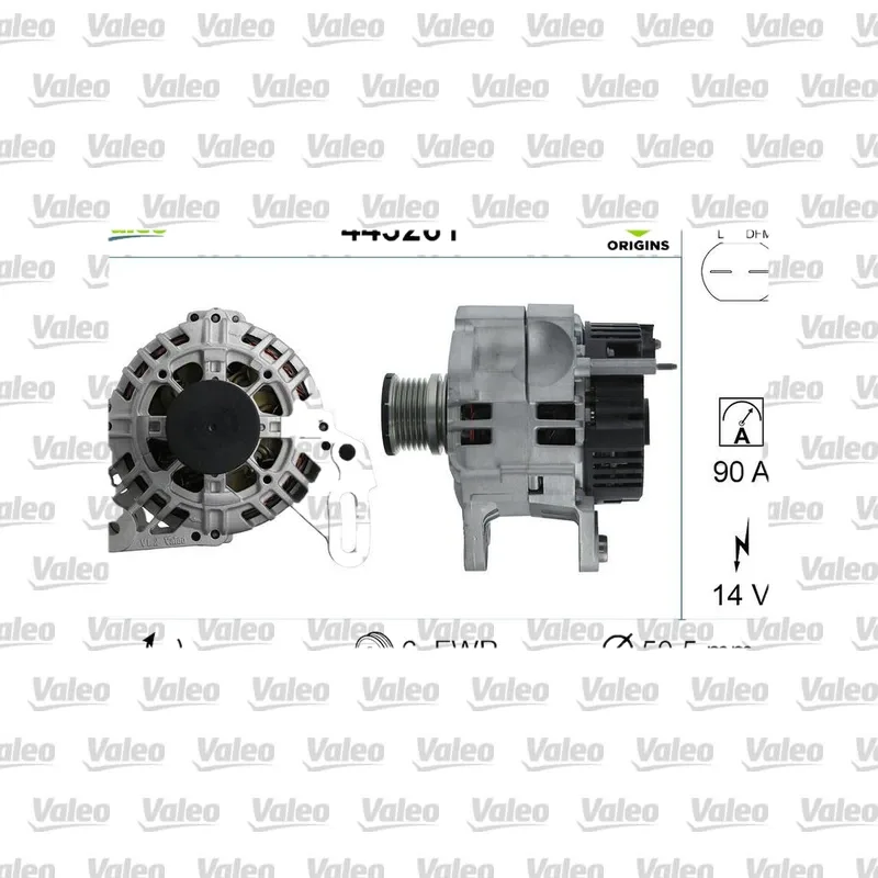 Alternatör VALEO 443261