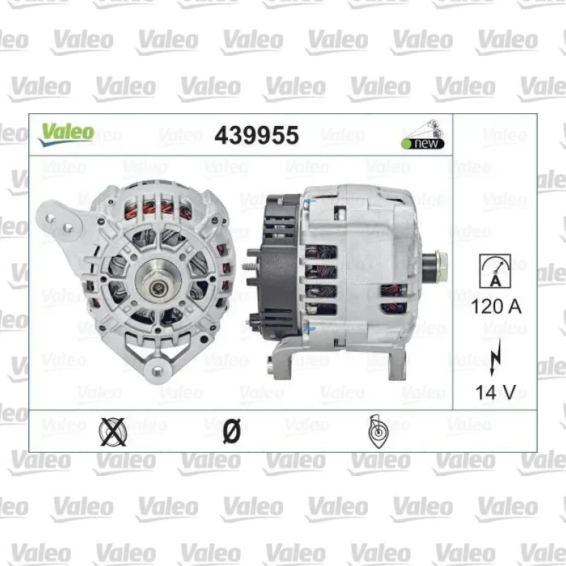 Audi A3 2.0 TDI Alternatör – VALEO 439955