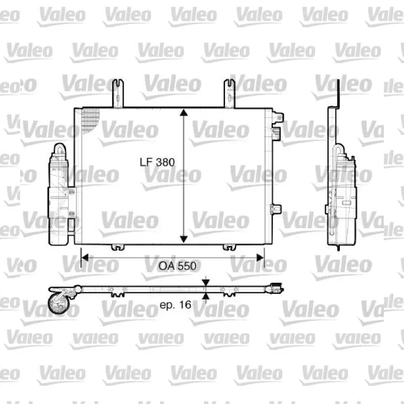 Klima Radyatörü VALEO 817662 – Renault Kangoo