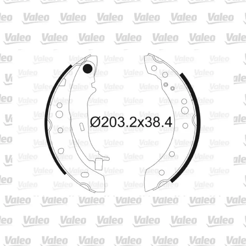 Fren Pabuçlu Balata Arka VALEO 564097 – Mitsubishi Colt