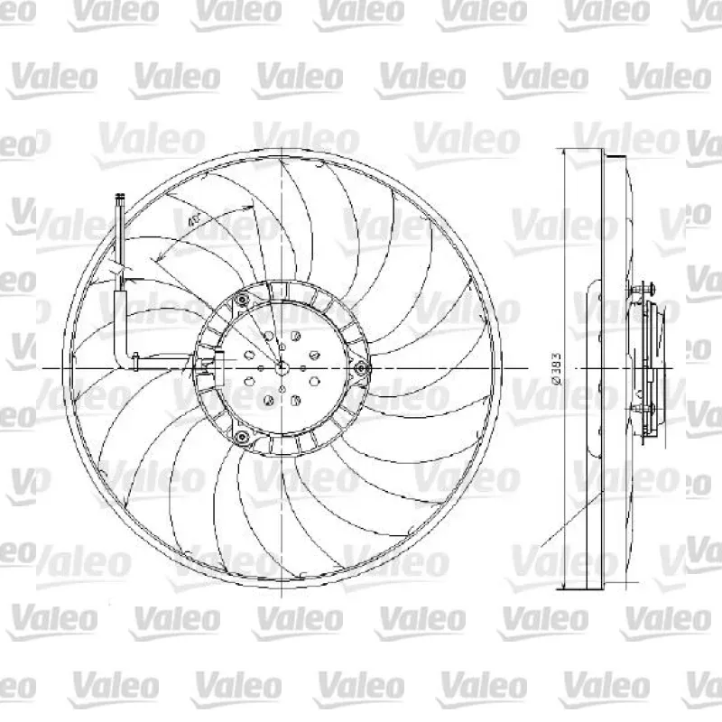 Radyatör Fan ve Motoru VALEO 696017 – Audi A6