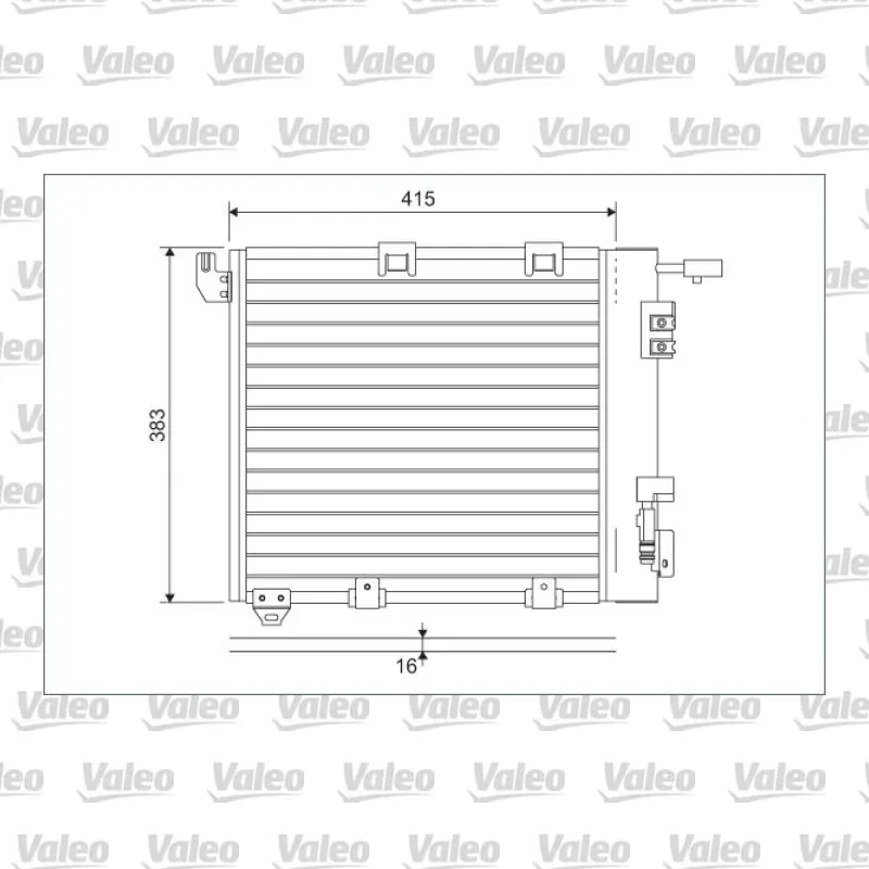 Klima Radyatörü VALEO 817506 – Opel Astra