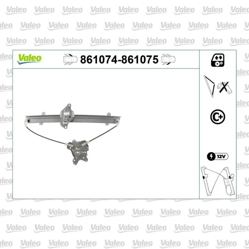Cam Krikosu Ön Sağ VALEO 861075 – Mitsubishi Lancer