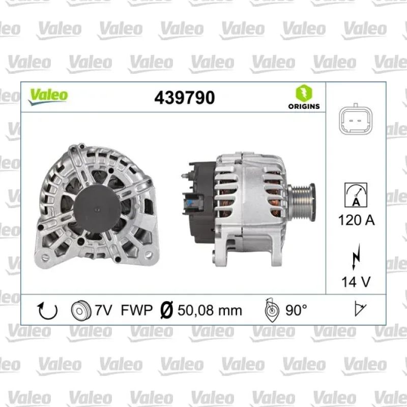 Alternatör VALEO 439790 – Renault / Dacia