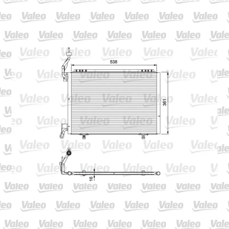 Klima Radyatörü VALEO 814074 – Ford Fiesta / B-Max