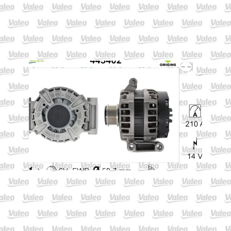 Alternatör VALEO 443402 – Ford Transit