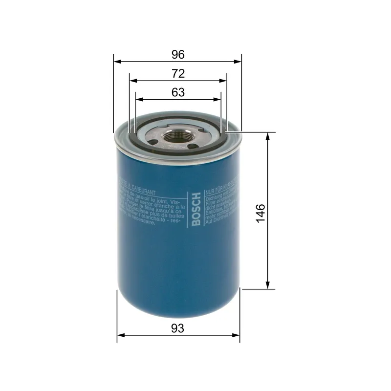 Yakıt Filtresi BOSCH 1457434407 – Scania R