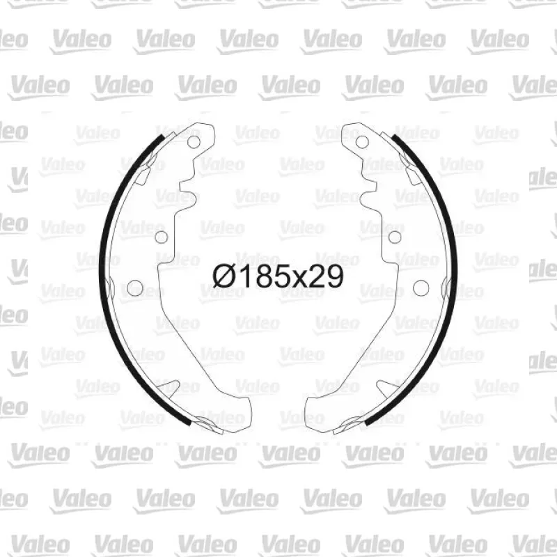 Fren Pabuçlu Balata Arka VALEO 562785 – Fiat Palio