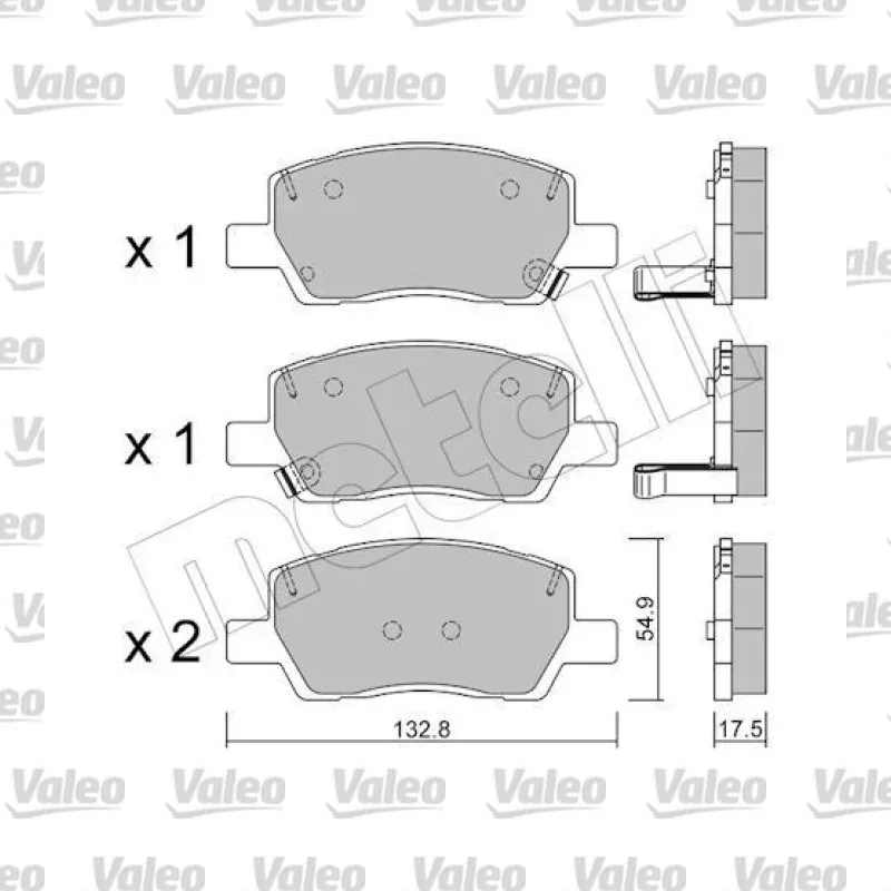 Hyundai i10 1.0 T-GDI Turbo Ön Fren Balatası – VALEO 672065