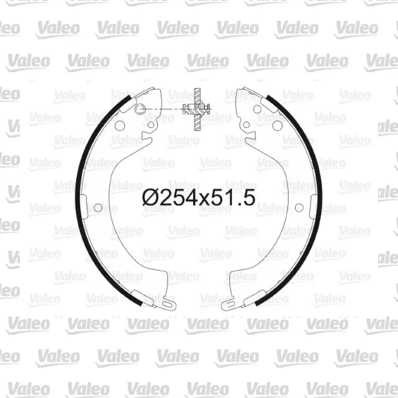 Mitsubishi L200 2.5 D Arka Fren Pabucu – VALEO 564096