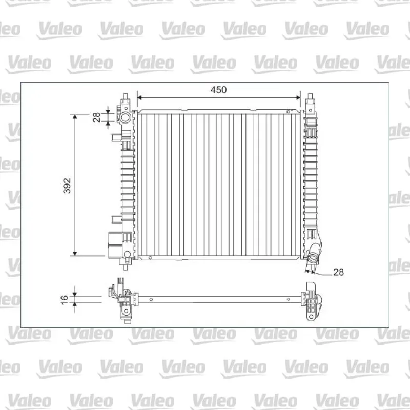 Nissan Micra 1.2 Su Radyatörü – VALEO 701169