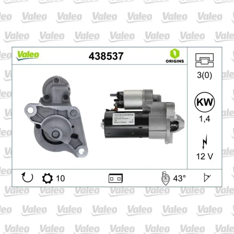 Marş Dinamosu VALEO 438537 – Volvo V70