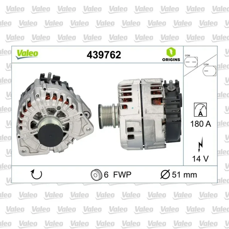 Mercedes-Benz G 63 5.5 Alternatör – VALEO 439762