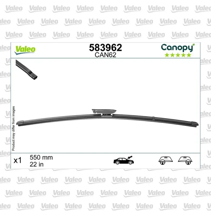 Silecek Süpürgesi Ön 550 mm - 22 inç VALEO 583962