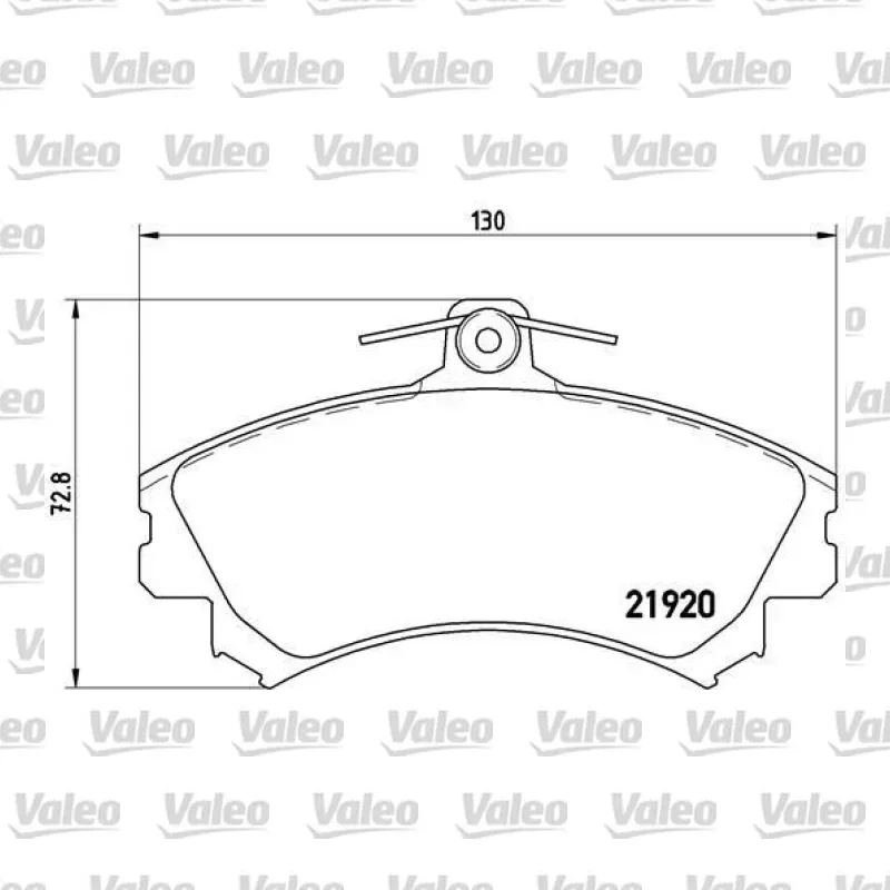Fren Disk Balata Ön VALEO 671596 – Mitsubishi Colt