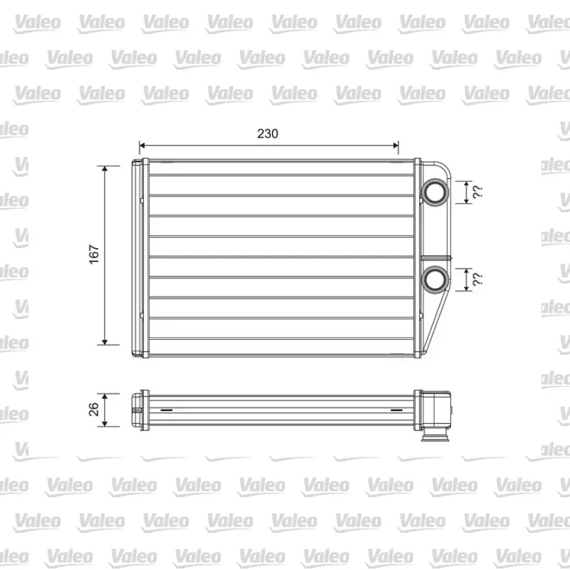 Kalorifer Radyatörü VALEO 811514