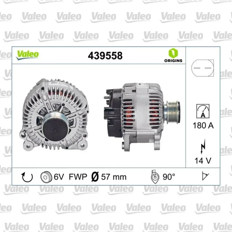 Alternatör VALEO 439558 – Volkswagen / Skoda