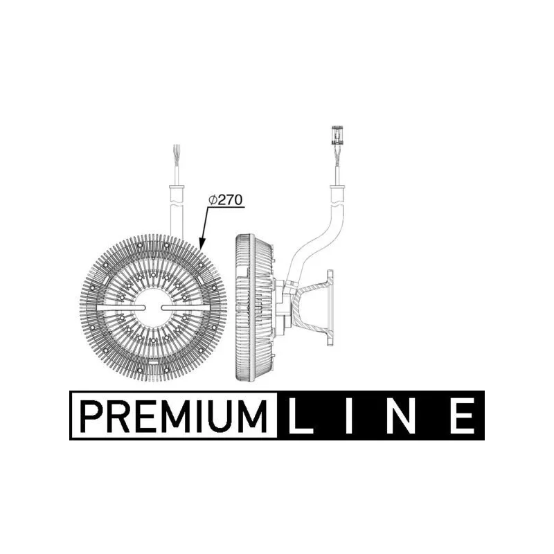 Fan Kavraması MAHLE CFC 243 000P – Scania G / R