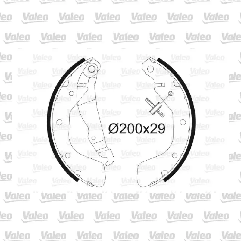 Fren Pabuçlu Balata Arka VALEO 562077 – Opel Astra / Corsa
