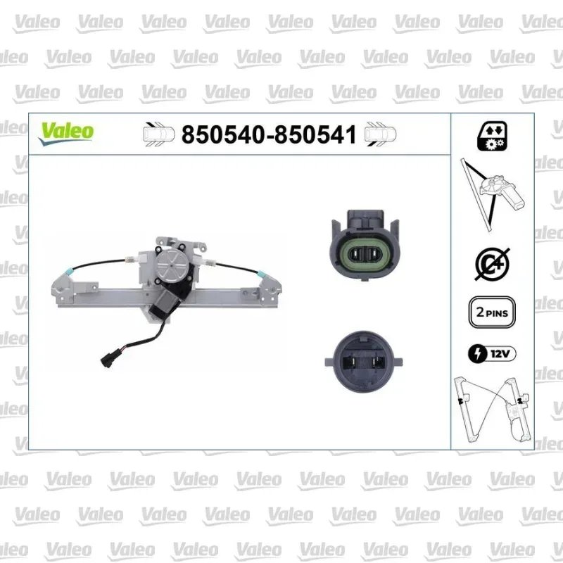 Cam Krikosu Arka Sol VALEO 850540 – Renault Clio / Thalia