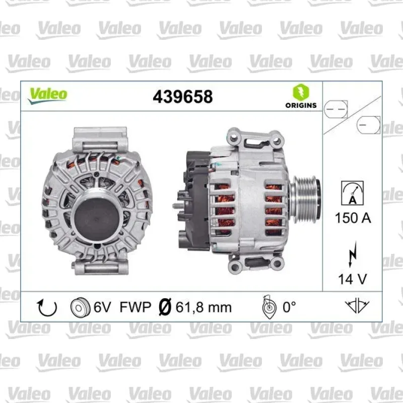 Alternatör VALEO 439658 – Audi A4