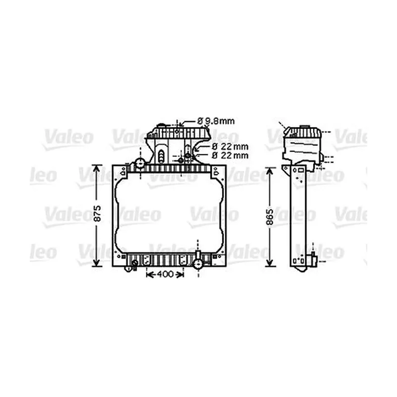 Motor Radyatörü VALEO 733428 – MAN TGA