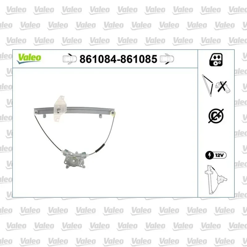 Cam Krikosu Ön Sağ VALEO 861085 – Hyundai Accent