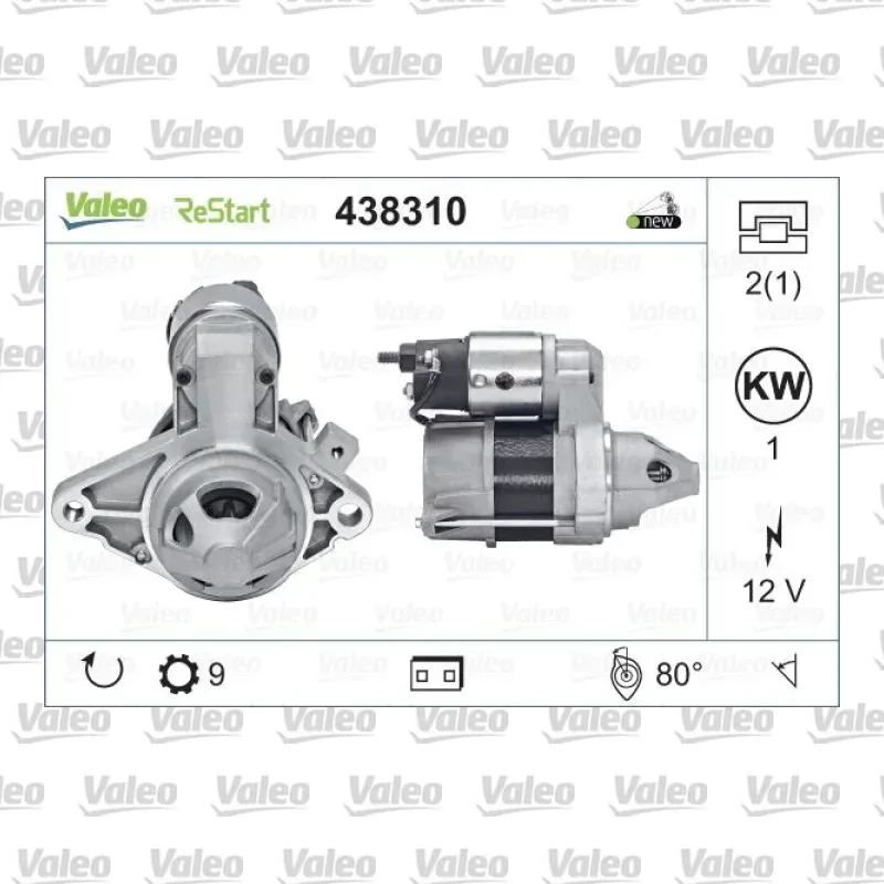 Toyota Yaris 1.0 Marş Dinamosu – VALEO 438310