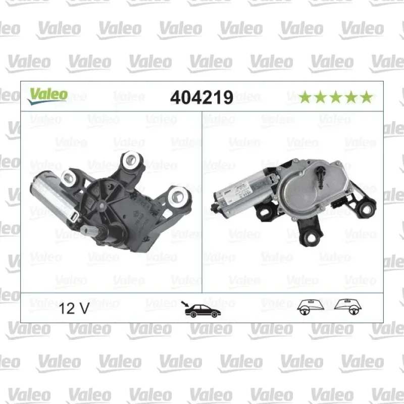 Silecek Mekanizma Motoru Arka VALEO 404219 – Audi A4