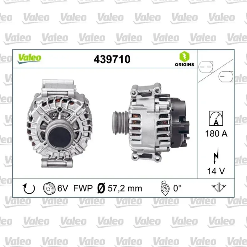 Alternatör VALEO 439710 – Audi A4 / A6
