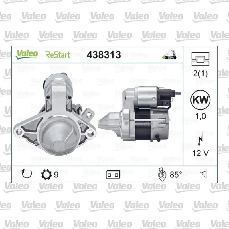 Citroën C1 1.0 VTi Marş Dinamosu – VALEO 438313